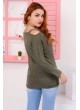 Omuz Taşlı Haki Bluz