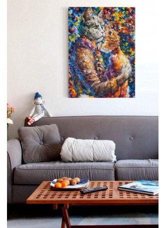Modern Sanat Dostluk Kanvas Tablo