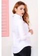 Omuz Taşlı Beyaz Gömlek