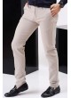 Çizgili Klasik Krem Pantolon