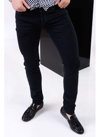 Çizgili Siyah Denim