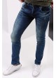 Yıkamalı Taşlı Açık Mavi Denim