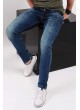 Yıkamalı Taşlı Açık Mavi Denim