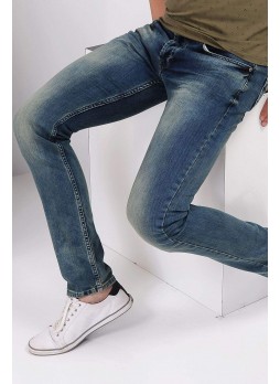 Yıkamalı Açık Mavi Denim