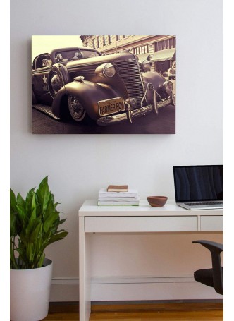 Farmer Boy Klasik Araba Kanvas Tablo