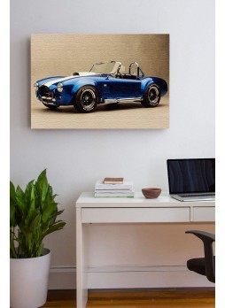 Renkli Klasik Araba Kanvas Tablo