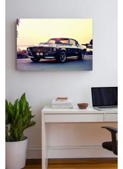 Mustang Klasik Araba Kanvas TAblo