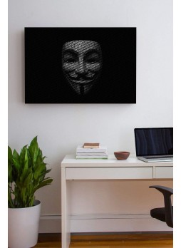 Dekoratif Anonymous Kanvas Tablo