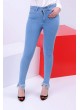 Püskül Paça Açık Mavi Denim