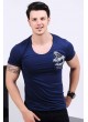 Darth Vader Baskılı Lacivert T-shirt