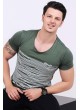 Çift Yön Baskılı Yeşil T-shirt