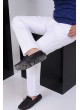 Klasik Cep Beyaz Denim
