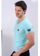 Bomb Armalı Nil Yeşili T-shirt