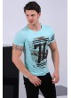74 Baskılı Nil Yeşili T-shirt