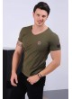 Bomb Armalı Haki T-shirt