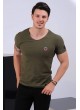 Bomb Armalı Haki T-shirt