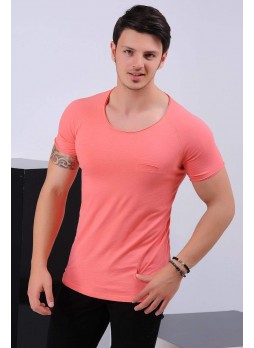 Kesik Cep Narçiçeği T-shirt