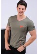 Armalı Haki T-shirt