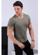 Armalı Haki T-shirt