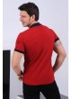 Martılı Polo Yaka Kırmızı T-shirt