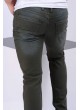 Yıkamalı Haki Denim