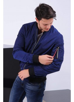 Lacivert Bomber Ceket
