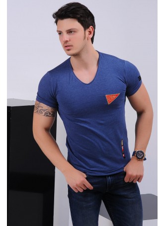 Armalı Mavi T-shirt
