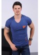 Armalı Mavi T-shirt