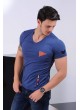 Armalı Mavi T-shirt