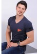 Armalı Lacivert T-shirt