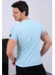 Bomb Armalı Açık Mavi T-Shirt