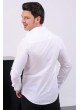 Kabartma Desenli Beyaz Gömlek