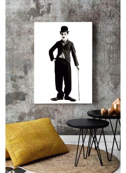 charlie chaplin Kanvas Tablo