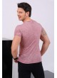 Desenli Cep Bordo T-Shirt