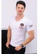 Armalı Beyaz T-Shirt