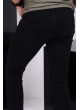 Kesikli Siyah Denim