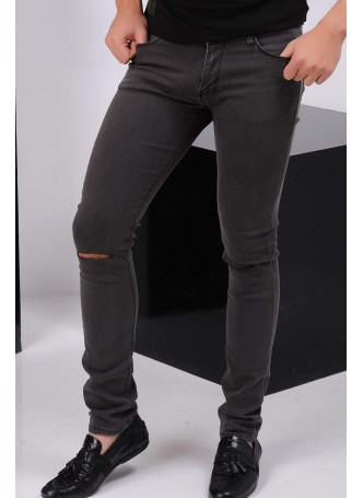 Kesikli Füme Denim