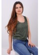 Sıfır Kol Yeşil T-shirt