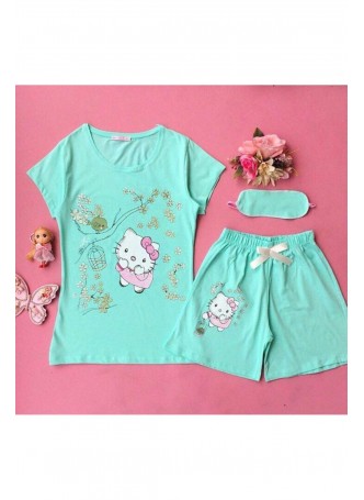 Şortlu Hello Kitty Pijama Takımı