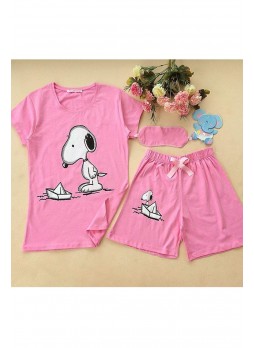 Şortlu Snoopy Pijama Takımı