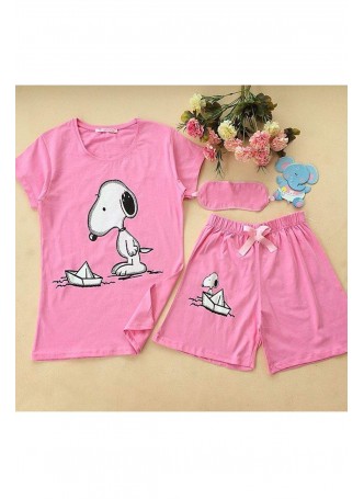 Şortlu Snoopy Pijama Takımı