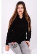 Bel Bağlamalı Siyah Gömlek