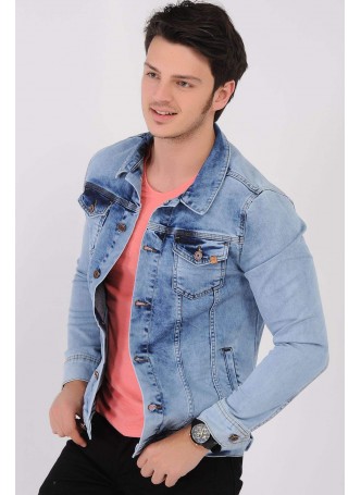 Buz Mavisi Kot Ceket