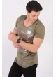 Todays Baskılı Haki T-Shirt