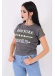 Armalı Brooklyn Füme T-Shirt