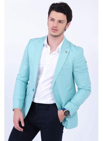 Nil Yeşili Blazer Ceket