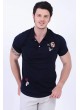 AirForce Armalı Polo Yaka Lacivert T-Shirt