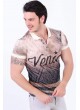 Venice Polo Yaka Krem T-Shirt
