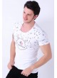 Moncler Baskılı Beyaz T-Shirt