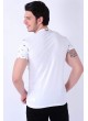 Moncler Baskılı Beyaz T-Shirt